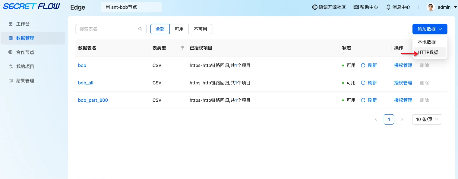 隐语-secretpad-all-in-one-P2P部署模式-快速完成模型发布-隐语生态